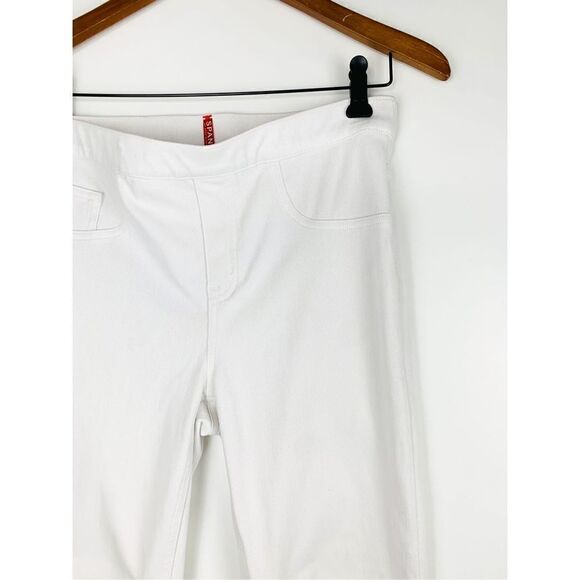 Spanx Women's Skinny Jeans Jeggings Ankle Stretch Pull On Slim White Size Medium - Picture 4 of 9
